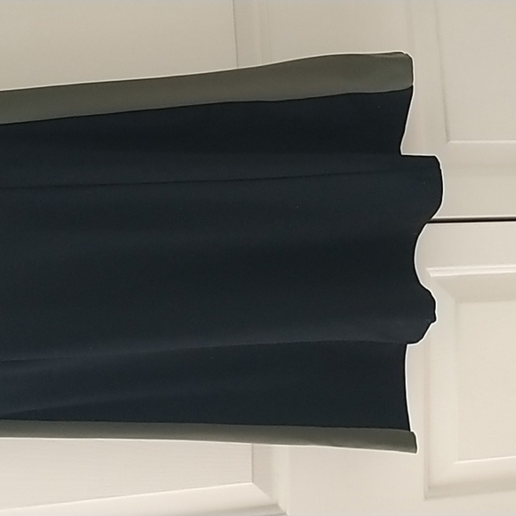 Cynthia Rowley Fit & Flare Black & Green Dress M - Picture 7 of 12